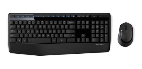 Logitech - Teclado + Mouse Mk345 Inalambrico Usb Up Negro