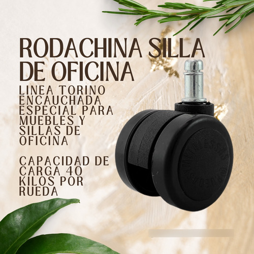 Rodachines Silla De Oficina Juego Por 5 Unidades
