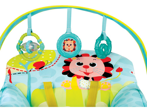 Cadeirinha De Balanço Musical Vibratória Leão Rocker Mastela