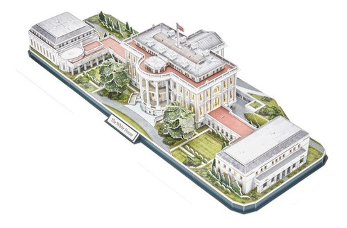 Imagen 4 de 4 de Puzzle 3d | Edición De Lujo | Casa Blanca | White House