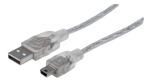 Cable Mini-usb B V3 Manhattan Reforzado 1.8m 2.0 333412