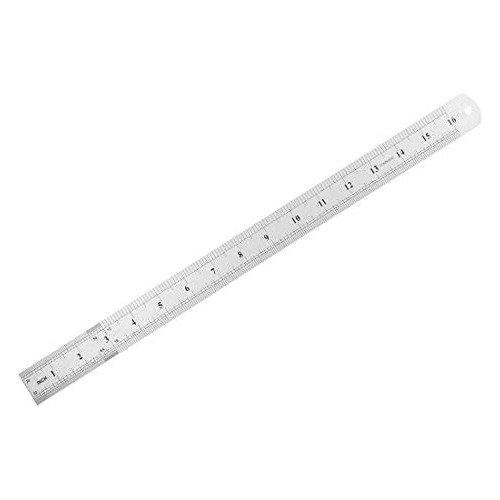 Straight Ruler 400mm 16 Inch Metric Stainless Steel Mea...