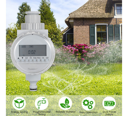 J Temporizador De Riego Automático Con Energía Solar