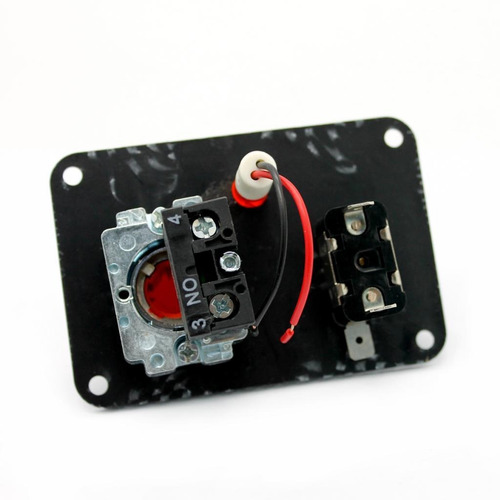 Car Engine Start Push Button Blue Cover Toggle Switch Panel