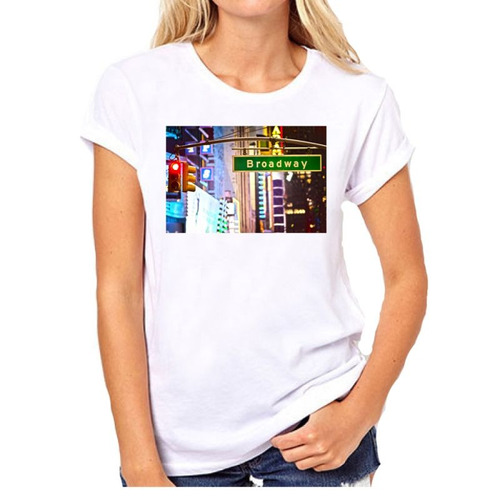 Remera De Mujer Ny New York Ciudades Mundo Libertad Usa M4