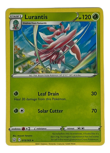 Lurantis Carta Pokémon Original Tcg Inglés