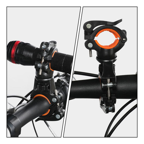 Soporte De Linterna Para Bicicleta, Portátil, Antivibración,