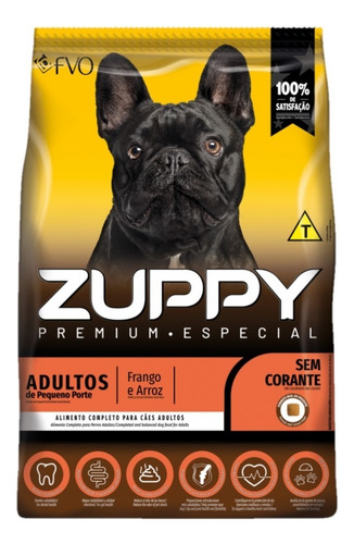 Ração Cães Adultos Pequeno Porte Frango E Arroz 1kg Zuppy