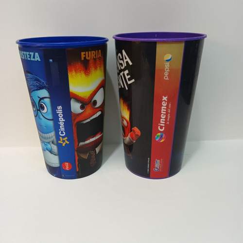 Vasos Intensamente Cinepolis Y Cinemex (Usado)
