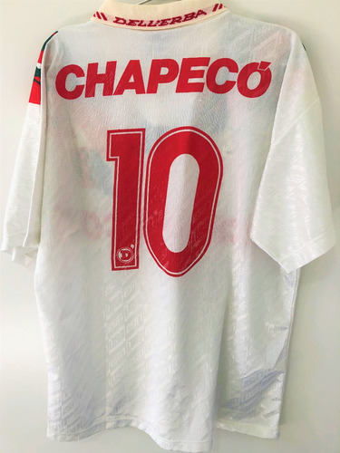 Camisa Portuguesa Autografada Elenco Brasileirão 1996