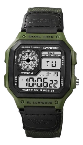 Reloj Sinoke Digital Con Luz Cronómetro Deportivo Unisex