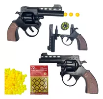 Revolver Arma De Brinquedo Arminha Espoleta Infantil +brinde