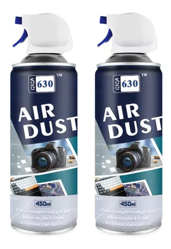 AAB Botella de Aire Comprimido 400ml para Limpiar Teclados, Ordenadores,  Copiadoras, Cámaras y Otros Equipos Eléctricos, Soplador de Aire, Ideal  para la Eliminación de Polvo