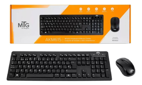 Combo Inalambrico Teclado Mouse Targus Mtg Akm615  Español