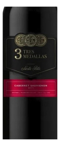 Pack De 4 Vino Tinto 3 Medallas Cabernet 750 Ml
