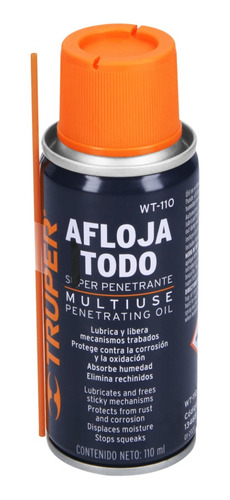 Aceite Aflojatodo 110 Ml, Truper