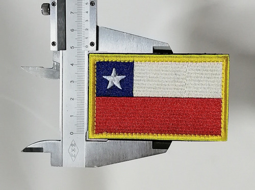 Imagen 3 de 7 de Parche De Tela, Bandera Chilena En 3 Versiones