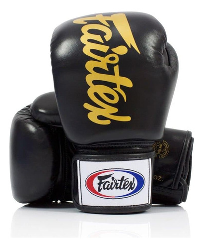 Fairtex Bgv19 Guantes Ajustados De Lujo (negro, 14 Oz)