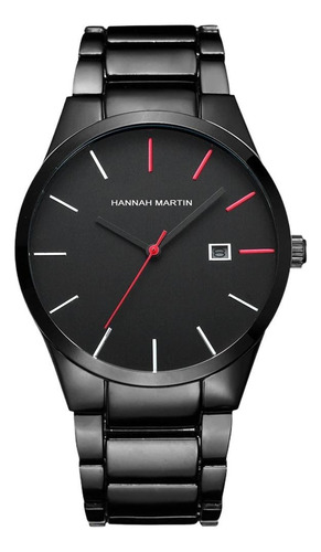 Reloj Casual De Cuarzo Inoxidable Con Calendario Hannah Mart