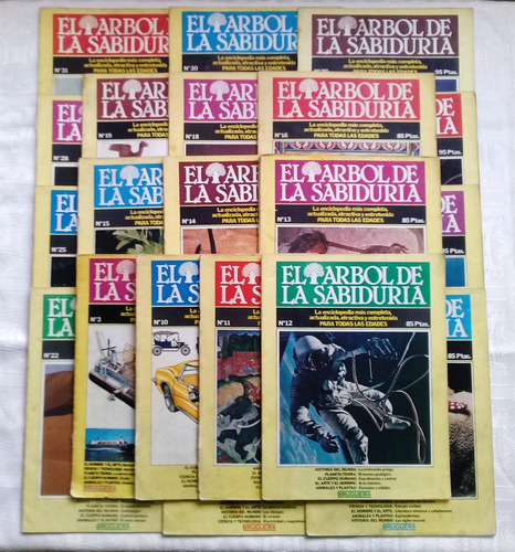 Lote X 22 Fascículos Enciclopedia El Árbol De La Sabiduría