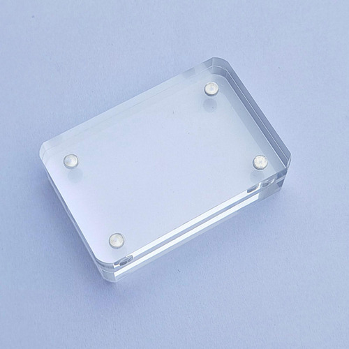 4 Portacartas Pequeños Transparentes De Tijolo De