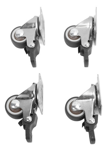 Ruedas Giratorias Pequeñas, 4 Piezas, Giratorias De Acero Y