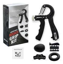 Comprar Set De 5 Hand Grips Ejercitadores De Manos,dedos,antebrazos Color Negro