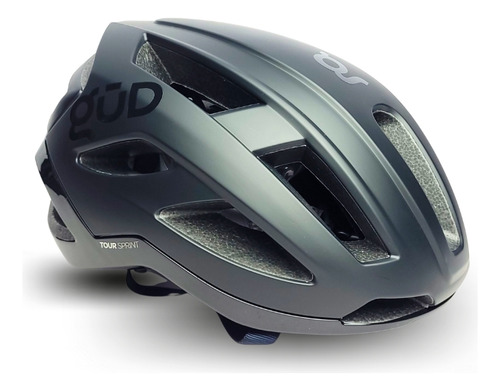 Casco Mtb Gud Road Tour Sprint Negro Mate Talle L