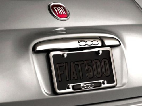 Foco Led Fiat 500 Abarth Porta Placa 2013-2017