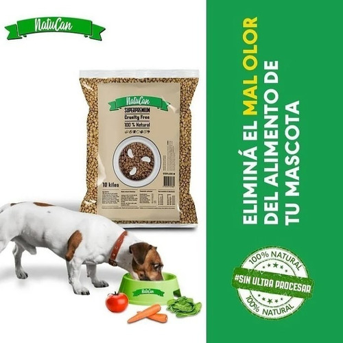 Imagen 5 de 8 de Alimento Balanceado Vegano Super Premium Perros Natucan 10kg