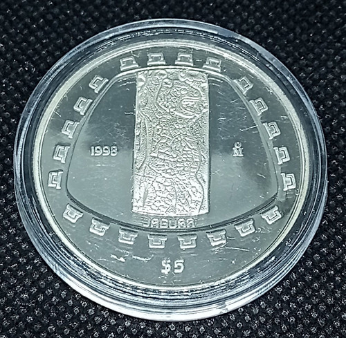 Moneda De 1 Onza De Plata Precolombina :jaguar 