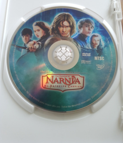 Dvd Las Crónicas De Narnia Príncipe Caspian Infantil Disney (Usado)