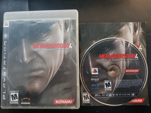 Metal Gear Solid 4 Guns Of The Patriots Para Ps3 Físico Orig