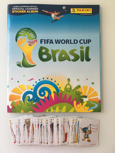 Lote De Figurinhas Da Copa Do Mundo 2014 Brasil + Álbum  