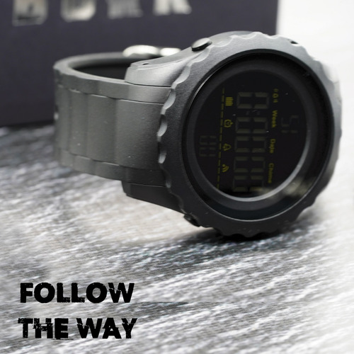 Imagen 6 de 10 de Reloj Deportivo Burk 1624 Cronometro Alarma Luz Digital !