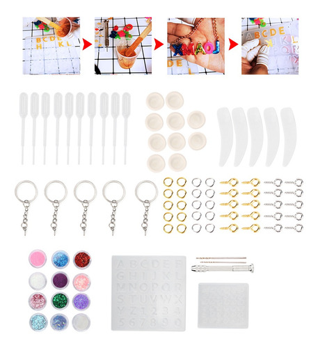 Resina Epoxi Diy Accesorio Molde De Silicona
