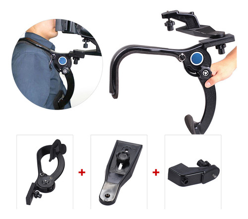 - Soporte De Hombro Para Cámara De Montaje De Video Dslr
