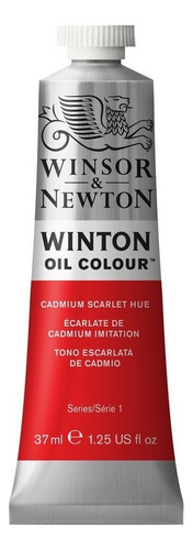 Tinta Óleo Winsor & Newton Winton 37ml 107 Cadmium Scarlet