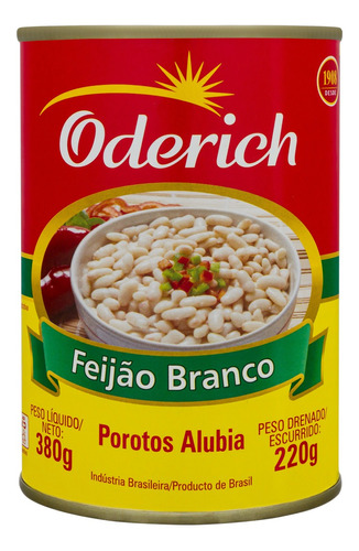 Feijão Branco Oderich Lata 220g