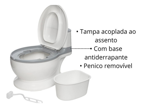 Vaso Sanitario Buba Penico Pinico Infantil Bebê Troninho