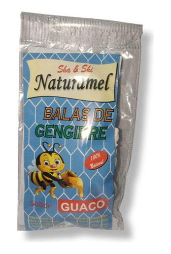 Bala De Gengibre Guaco C/10 Unids - Naturamel