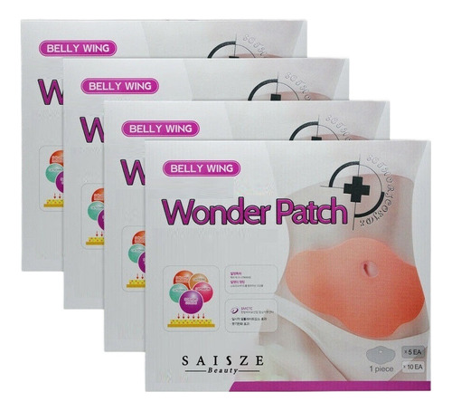 20 Piezas Vientre Adelgazante Wonder Parche Abdomen Quema De