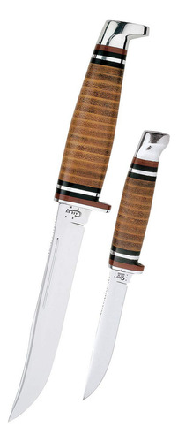 Funda De Piel Para Cuchillo De Cazador Pequeña Y Elegante