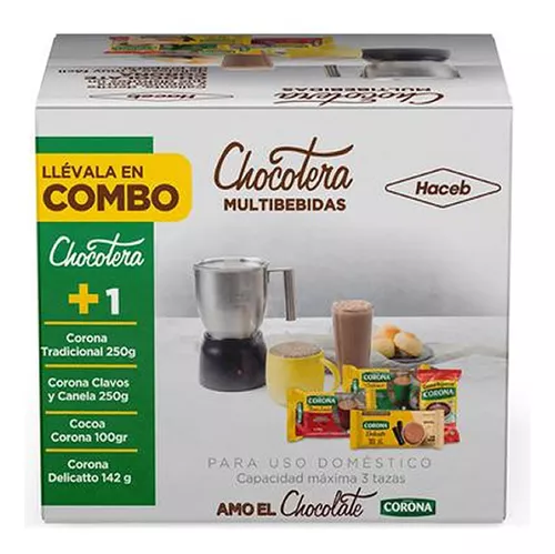 Chocolatera Eléctrica Corona Haceb+obsequio,envío Inmediato