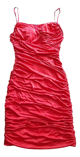 Vestido Rojo Importado Talla M Usado 