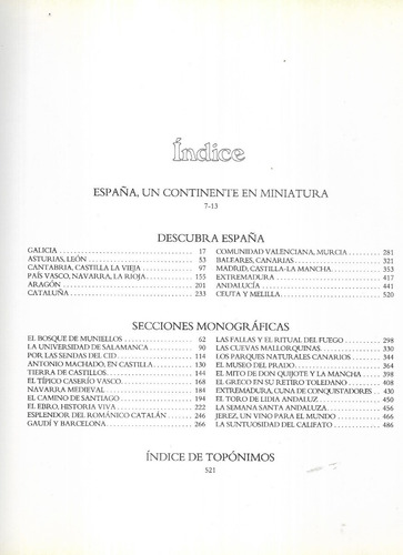 Descubra España / Selecciones Del Reader Digest / 205 Itiner (Usado)
