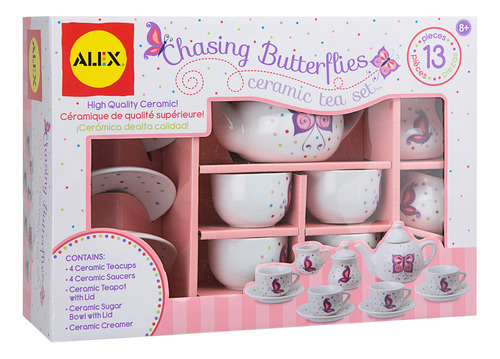 Alex Chasing Butterflies - Juego De Té De Cerámica Para N.