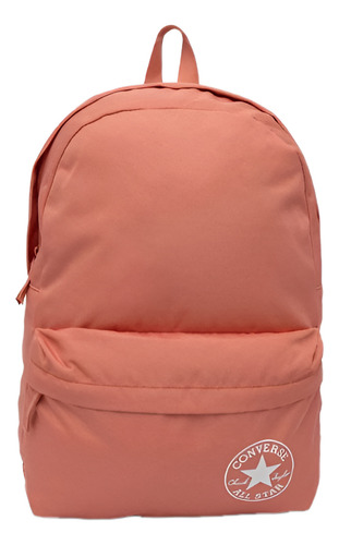 Mochila Converse Speed 3 Backpack Color Coral Diseño De La Tela Lisa