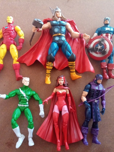 Marvel Legends Avengers Ironman Capitan América Thor Scarlet