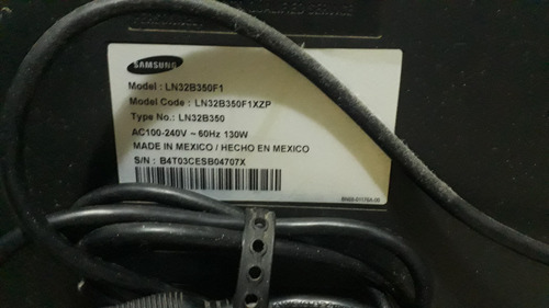 Televisor Samsung Lcd 32'' Tarjeta Dañada